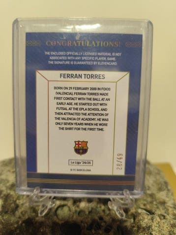 2024/25 ElevenCard La Liga 24/25 Ferran Torres Memorabilia, Nieuw