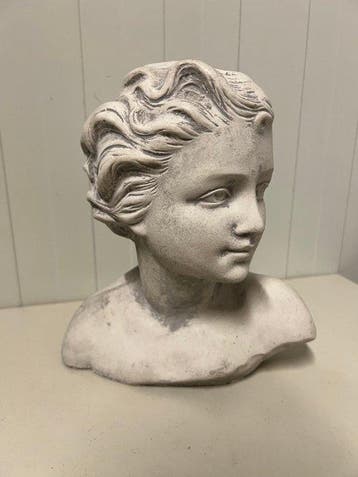 Buste, Vrouwenbuste - 25 cm - Beton