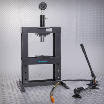 Datona Werkplaatspers 10 ton hydraulisch - Datona - Zwart, Doe-het-zelf en Bouw, Ophalen of Verzenden, Nieuw