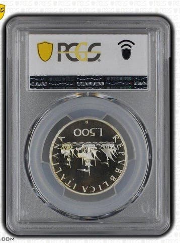Italië. 500 Lire Minted in Rome 1996. PCGS - PR68DCAM