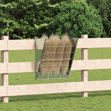 vidaXL Hangend Hooi Voeder zilver 61 x 33 x 66 cm 5 kg, Verzenden, Nieuw