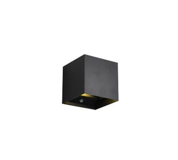 Trio TALENT wandlamp | LED | mat zwart | 10 x 10 cm | IP44 |, Verzenden, Nieuw