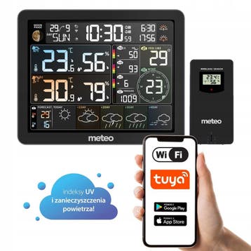 Weerstation + Sensor | Tweede Kansje | 46% korting, Audio, Tv en Foto, Verzenden, Zo goed als nieuw, Weerstation