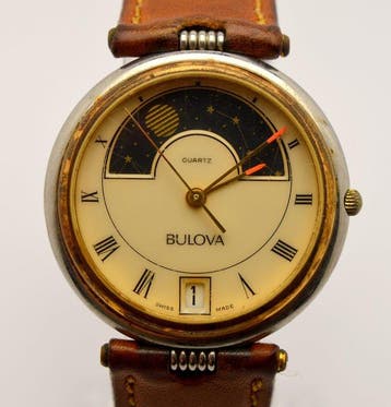 Bulova - Moon Phase - 395357 - Date Calendar - Zonder, Nieuw