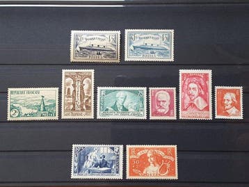 Frankrijk 1935 - 1 volledig jaar met gewone postzegels,