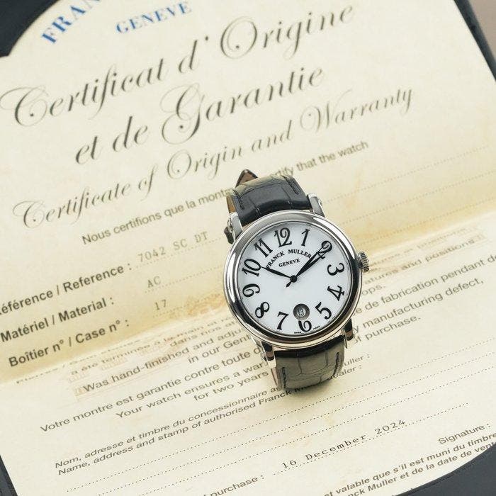 Franck Muller - Liberty Platinum Rotor - 7042 SC DT - Homme, Handtassen en Accessoires, Horloges | Heren