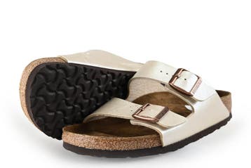 Birkenstock Sandalen in maat 40 Wit, Verzenden, Wit, Sandalen of Muiltjes, Zo goed als nieuw