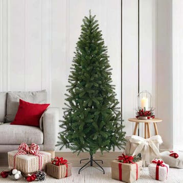vidaXL Kunstkerstboom met standaard Groen 180 cm PVC, PE en, Verzenden, Nieuw