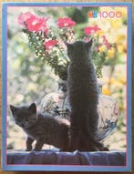 Kittens Puzzel 1000 Stukjes Frédéric Rolland, Hobby & Loisirs créatifs, Sport cérébral & Puzzles, Verzenden