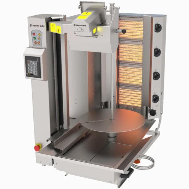 Robot Dönergrill | Gas | 4 Branders | 19kW (4x 4.8kW) |, Articles professionnels, Horeca | Équipement de cuisine, Envoi