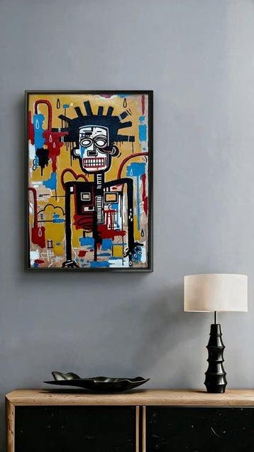 Le Viro (1983) - CloudyMan (Original Artwork on canvas)