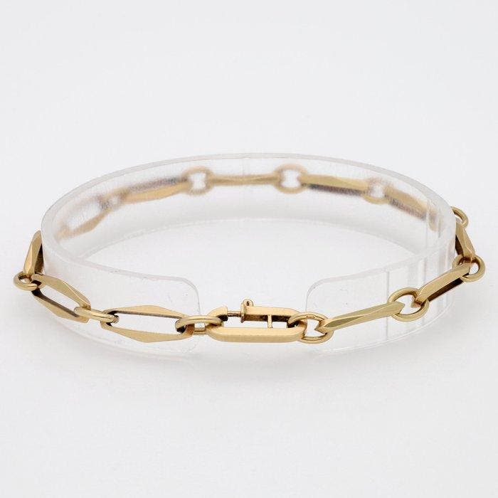 Armband - 14 karaat Geel goud - Closed Forever, Bijoux, Sacs & Beauté, Bracelets