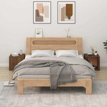 vidaXL Nachtkastjes 2 st 50x39x47 cm bruin eikenkleur, Verzenden, Nieuw