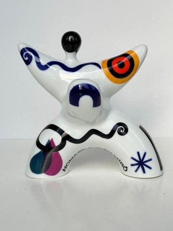 Sargadelos Porcelain - Statue, Homage to Joan Miro - 18 cm -