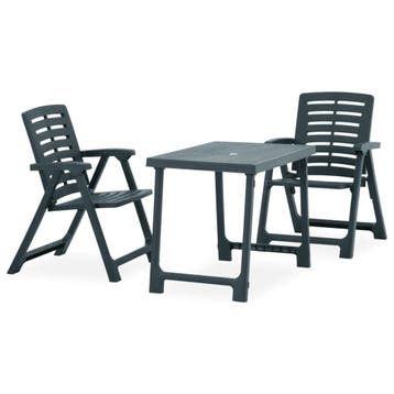 3-delig bistroset | Tweede kansje | OP = OP, 2 zitplaatsen, Kunststof, Verzenden, Nieuw