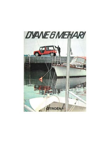 1969 CITROEN DYANE 6 MEHARI BROCHURE NEDERLANDS