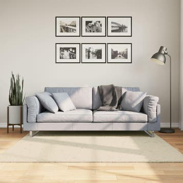 vidaXL Vloerkleed HUARTE laagpolig zacht wasbaar 160x160 cm, Verzenden
