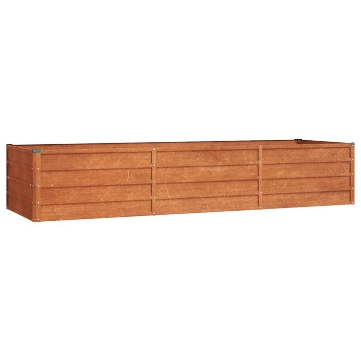 Plantenbak 240cm Cortenstaal | 34% Korting | Retour Deal, Tuin en Terras, Bloembakken en Plantenbakken, 30 tot 60 cm, 100 cm of meer