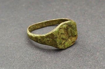 Oud-Romeins Brons Centaur Ring - 20 mm (Zonder minimumprijs)