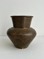 Cachepot versierd met kalligrafie - Messing - Midden-Oosten