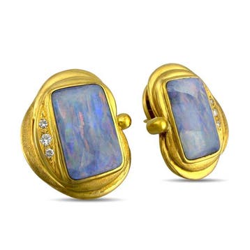 Oorbellen - 18 karaat Geel goud, Exclusieve UNOAERRE 18K, Nieuw