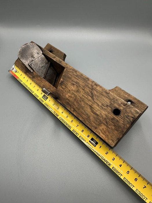 Werkgereedschap Industrieel design - Houten schaaf, Antiek en Kunst, Antiek | Wandborden en Tegels