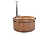 Veiling - Houten hottub met kachel incl. cover, Tuin en Terras, Nieuw