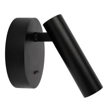 Wandlampen Viktor Leeslamp Zwart Met Schakelaar en USB-C, Huis en Inrichting, Lampen | Wandlampen, Verzenden, Nieuw