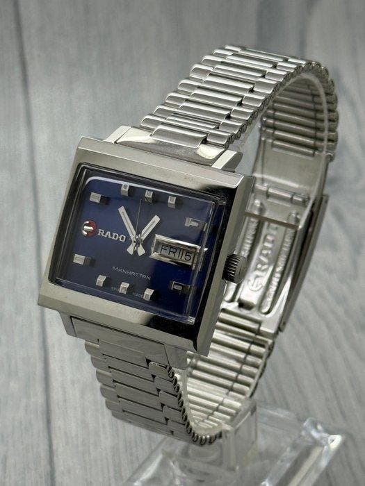 Rado - Manhattan - Zonder minimumprijs - Heren - 1970-1979, Bijoux, Sacs & Beauté, Montres | Hommes