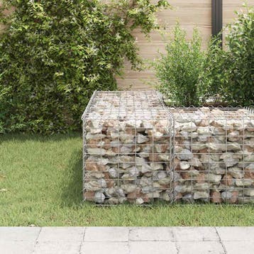 vidaXL Gabion plantenbak verhoogd kubus 50x50x50 cm, Verzenden