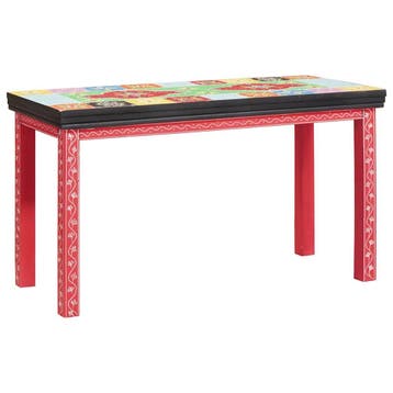 vidaXL Bijzettafel 2 pcs Multikleur, Verzenden, Nieuw
