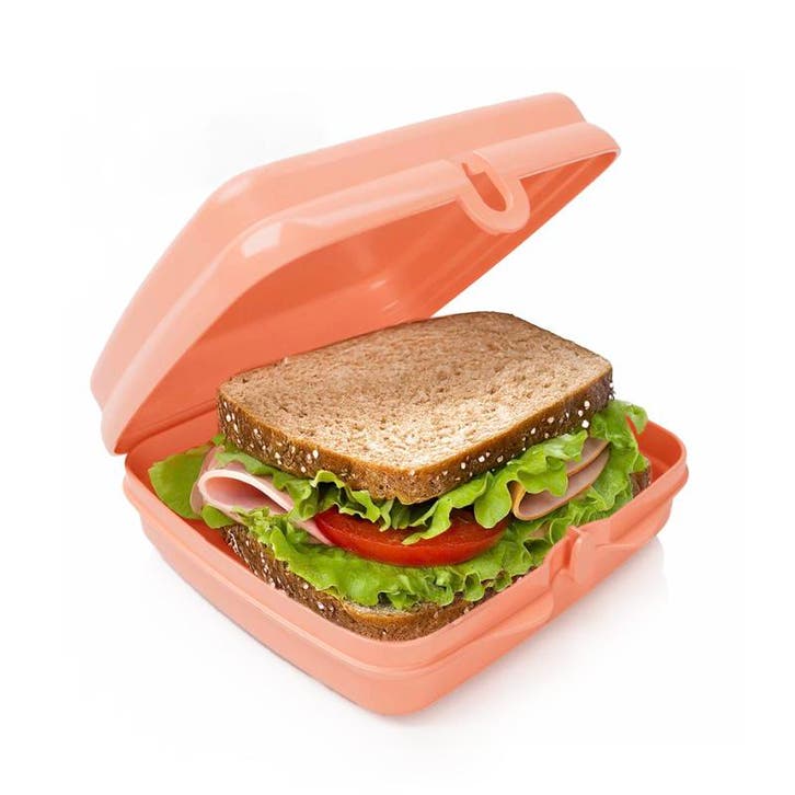 Tupperware Eco Sandwichdoos Zalm/Oranje, Maison & Meubles, Cuisine| Tupperware, Envoi