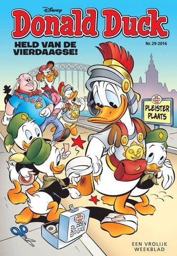 Donald Duck weekblad 29 2016 held van de vierdaagse Disney, Verzenden, Gelezen, Disney