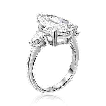 Verlovingsring - 14 karaat Witgoud - 2.47ct. tw. Diamant