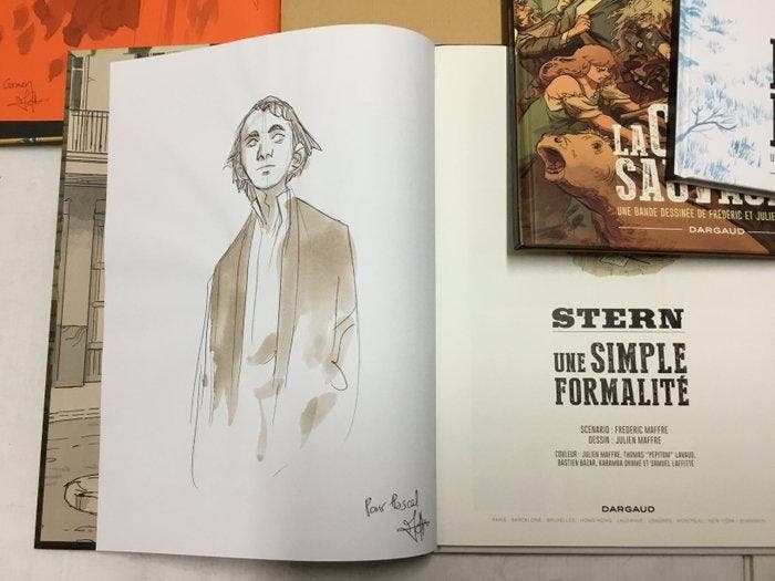 Stern T1 à T3 + T5 + dédicace - 4x C - 4 Album - Eerste druk, Livres, BD