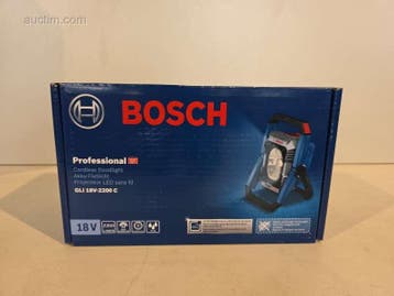 2x Accu werflamp Bosch GLI 18v-2200 c, Bricolage & Construction