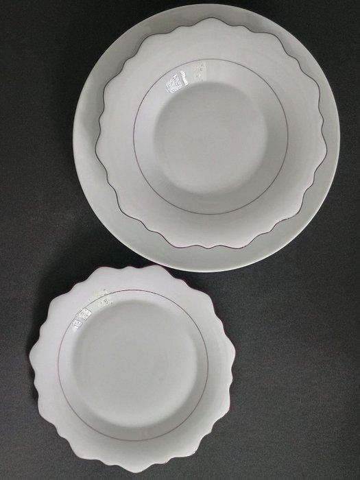 Jean Louis Coquet Limoges - Tafelservies (22) - Porselein, Antiek en Kunst, Antiek | Meubels | Tafels