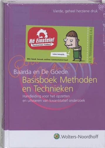Basisboek Methoden en technieken 9789020733150 D.B. Baarda, Verzenden, Gelezen, D.B. Baarda
