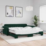 vidaXL Slaapbank onderschuifbed matrassen 100x200cm, Huis en Inrichting, Slaapkamer | Bedden, Verzenden, Nieuw
