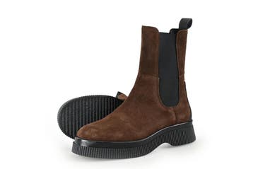 Scotch &amp; Soda Chelsea boots in maat 38 Bruin, Kleding | Dames, Bruin, Verzenden, Overige typen, Zo goed als nieuw