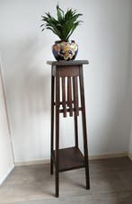 Table à plantes - Chêne - hoge stand, piédestal