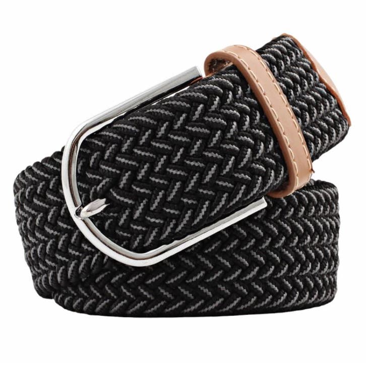 Fako Fashion - Elastische Riem - Canvas - Gevlochten - 105cm, Kleding | Dames, Riemen en Ceinturen, Verzenden