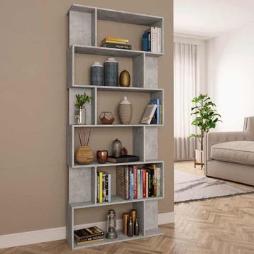 vidaXL Boekenkast / kamerscherm 80x24x192 cm bewerkt hout, Huis en Inrichting, Kasten | Boekenkasten, Verzenden, Nieuw