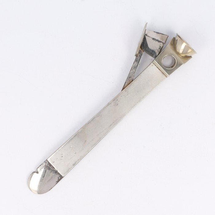 NO RESERVE. Müller & Schmidt. - Coupe-cigare - Argent 900, Antiek en Kunst, Antiek | Zilver en Goud