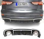 DIFFUSEUR AUDI A3 SEDAN S LINE 17-20 LOOK RS3 NOIR BRILLANT, Verzenden, Nieuw