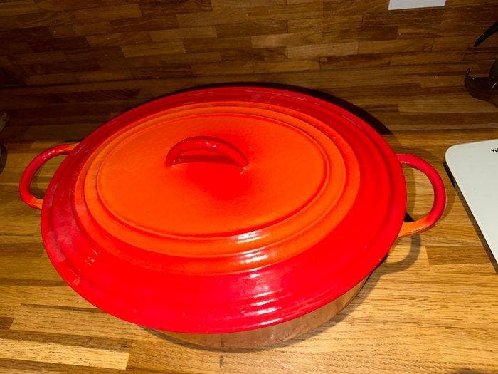 Le Creuset - Braadpan - Gietijzer, Antiek en Kunst, Antiek | Keukengerei
