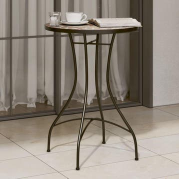vidaXL Bistrotafel mozaïek Ø50x70 cm keramiek, Verzenden, Nieuw