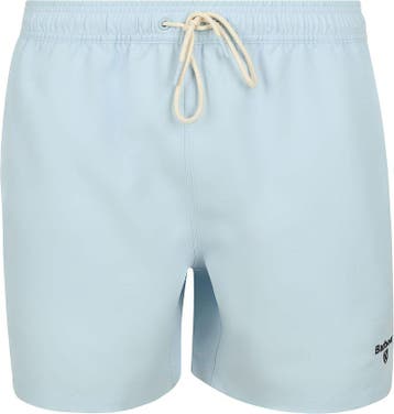 Barbour Zwemshort Logo Lichtblauw maat Maat 52/54 (L) Heren, Verzenden, Nieuw, Maat 52/54 (L), Barbour