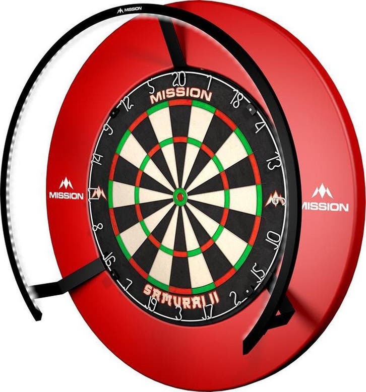Mission - Torus 270 - Led Dartbord Verlichting, Sport en Fitness, Darts, Dartbord, Nieuw, Ophalen of Verzenden