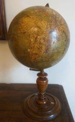 Globe terrestre, Ludwig Julius Heymann, Berlin - Globe